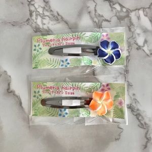 Authentic Japanese Flower Hair Clips (2)